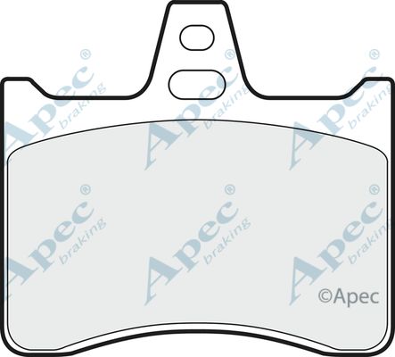 APEC BRAKING Bremžu uzliku kompl., Disku bremzes PAD946